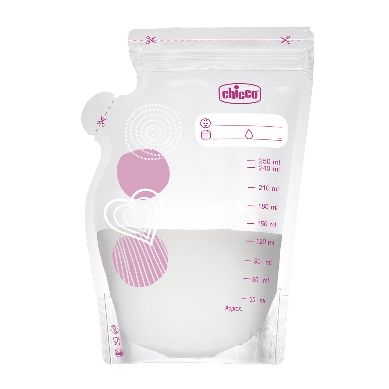 Alecto® Sachets conservation lait maternel 100 pièces