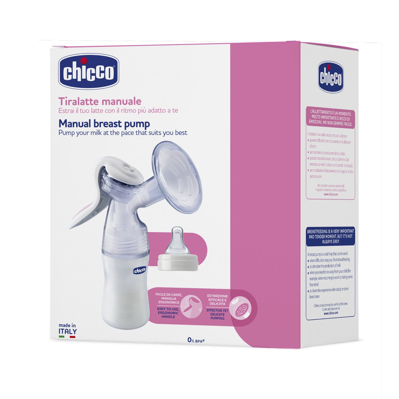 Tire-lait manuel, incl. biberon Bien-Être avec tetine en silicone null - 1