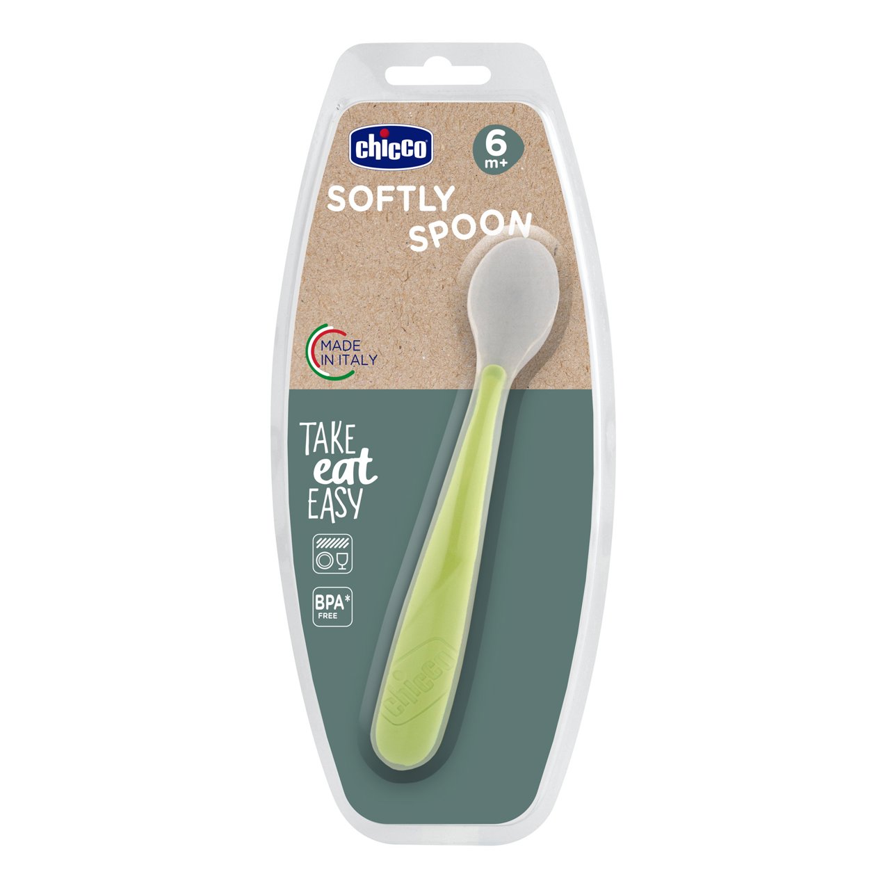 Cucchiaio Morbido in Silicone 6m+ Chicco - 6