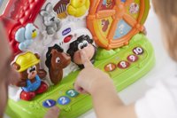 Chicco fattoria parlante bilingue italiano/inglese, fattoria con animali  per bambini con luci e suoni, 3 modalità di gioco, gioco educativo  elettronico - giochi bambini 1-4 anni 