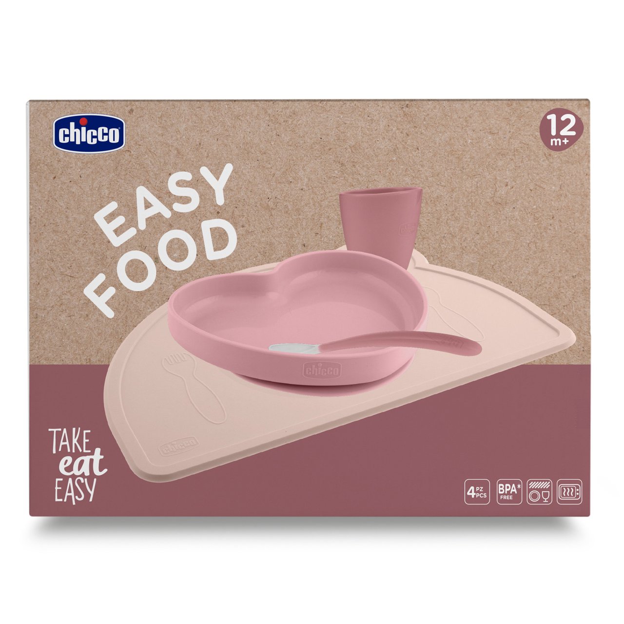 Easy Food - Set di svezzamento in silicone Chicco - 0