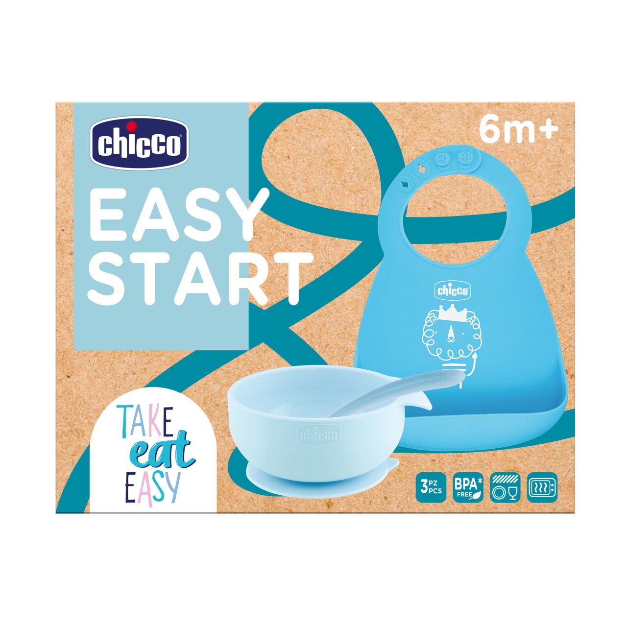 Easy Start - Conjunto de Papa de Silicone 6m+ image number 0