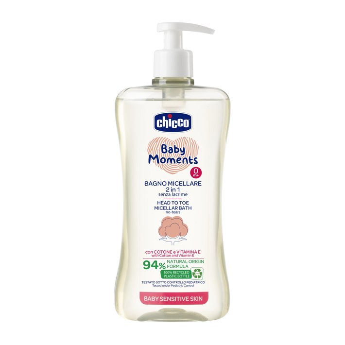 Baby Sensitive Skin - Mizellenbad f&uuml;r Haare und K&ouml;rper, 500 ml, 0M+