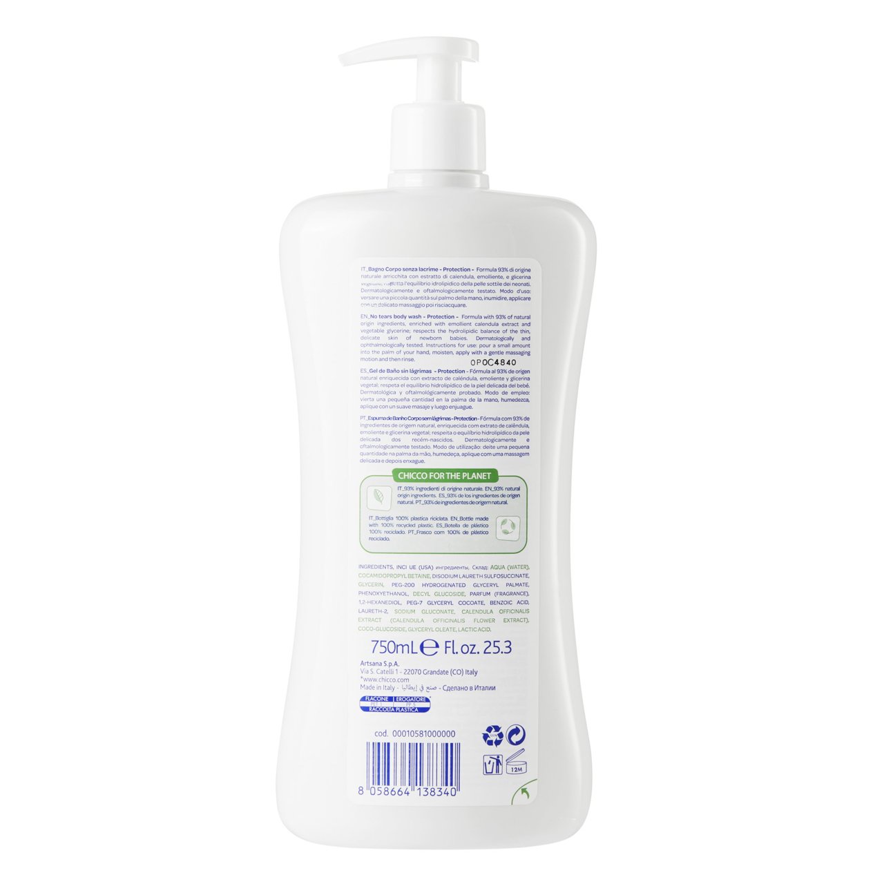 Bagno Corpo Senza Lacrime Baby Moments - Protection null - 1