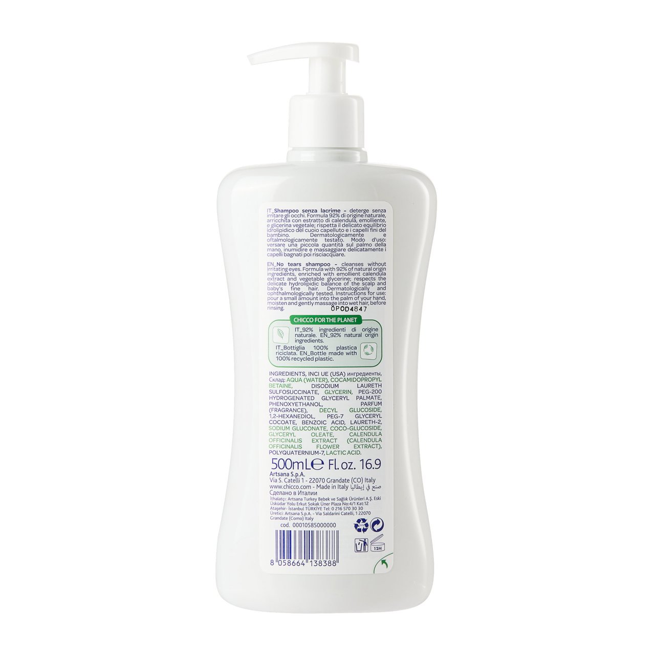 Shampoo Senza Lacrime Baby Moments null - 1