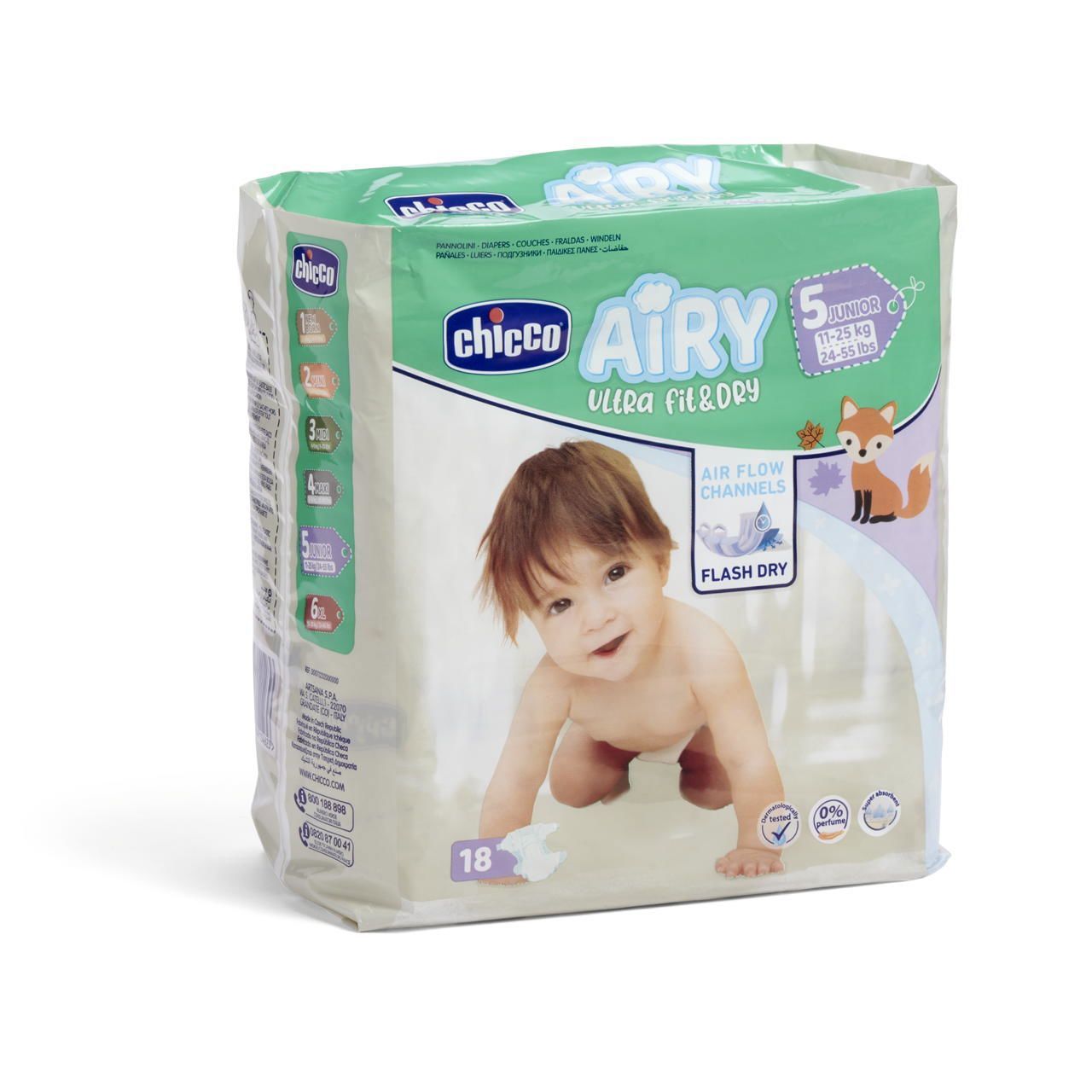 FRALDAS CHICCO AIRY - T5 - 18 image number 0