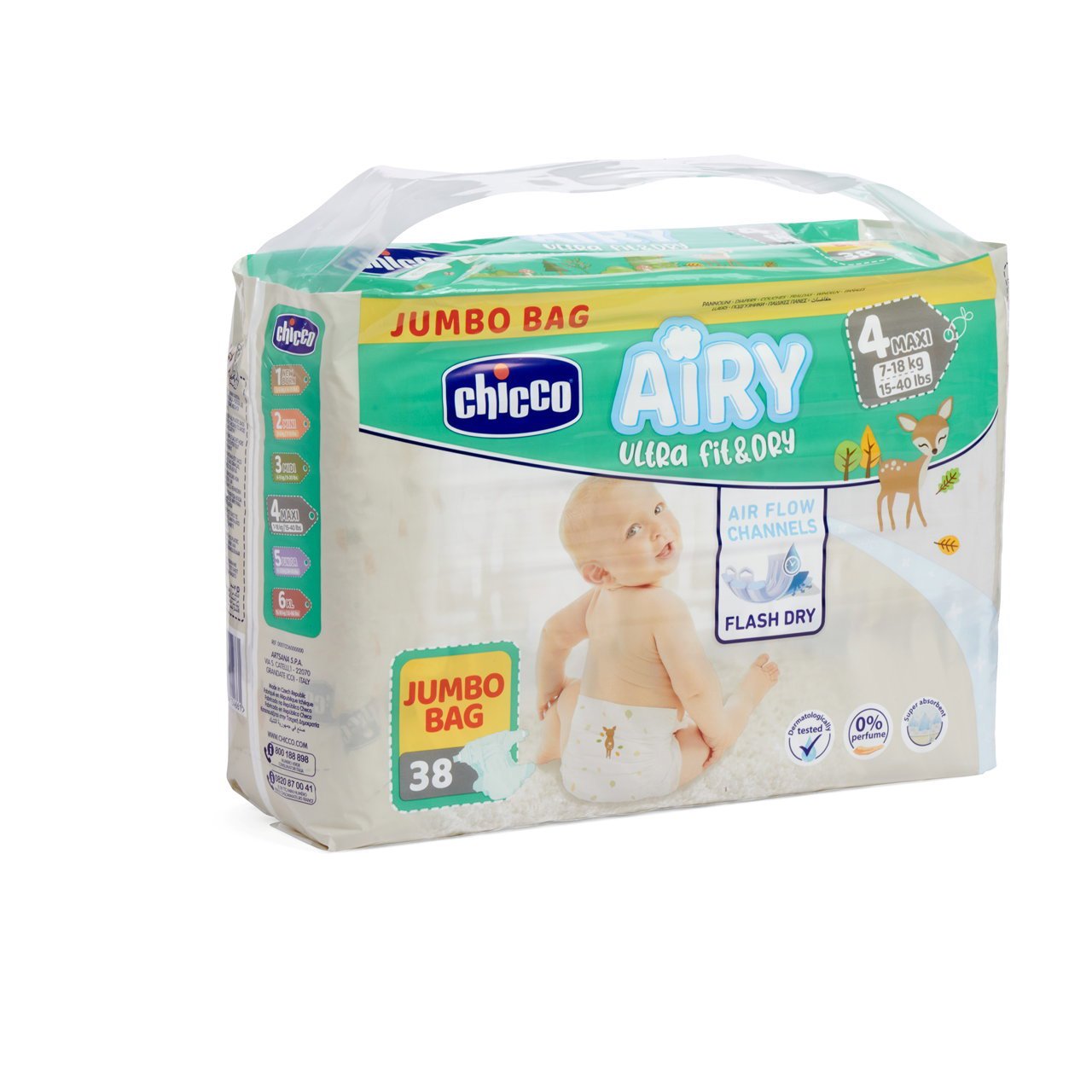 FRALDAS CHICCO AIRY - T4 - 38un image number 0