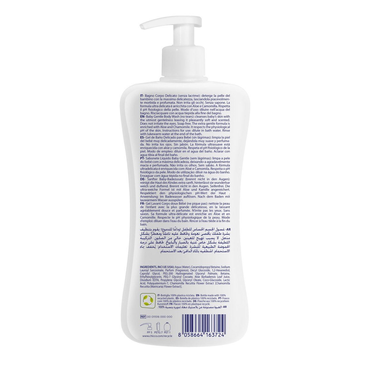 Baby Detergente Corpo Delicato Natural Sensation null - 1