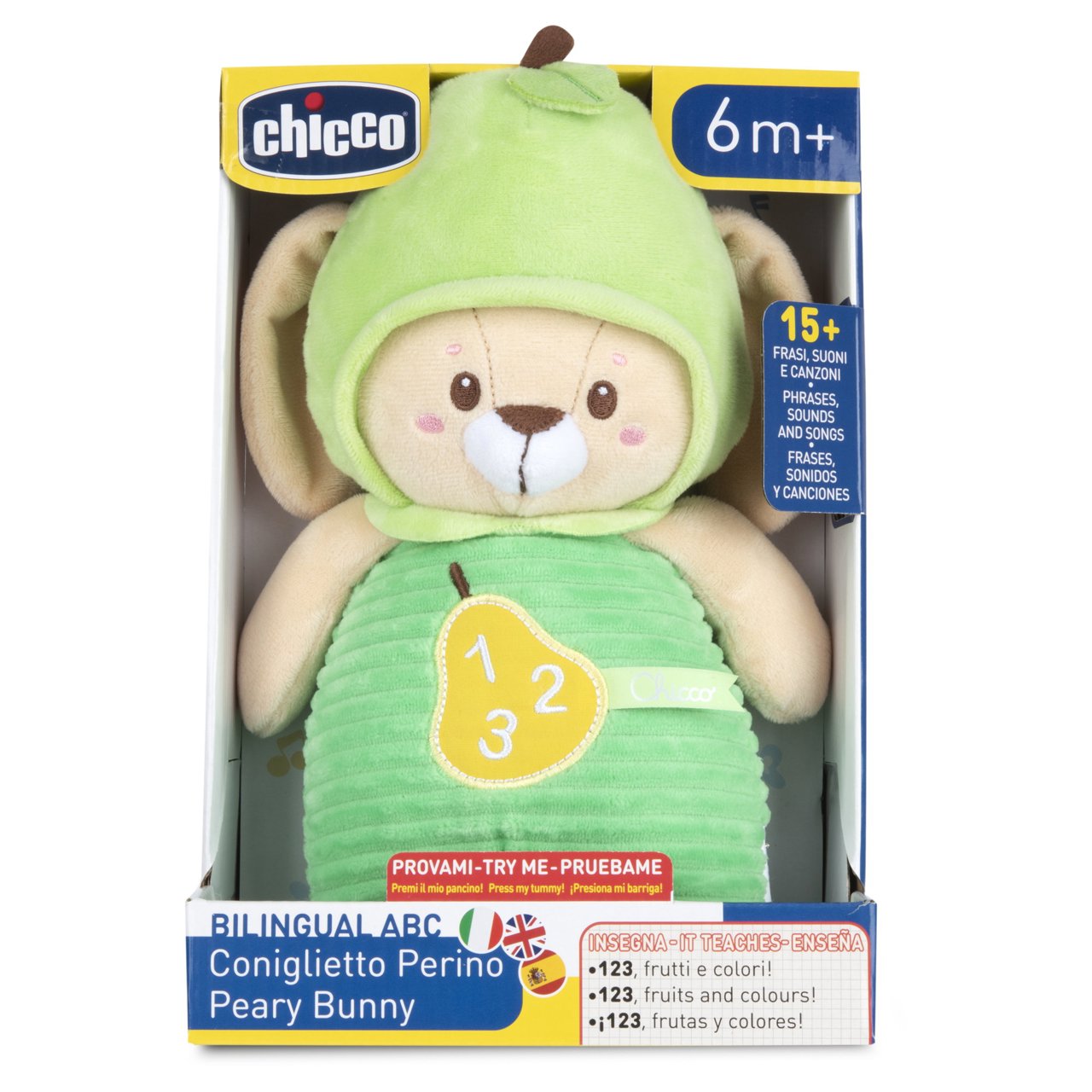 Coniglietto perino trilingue Chicco - 3