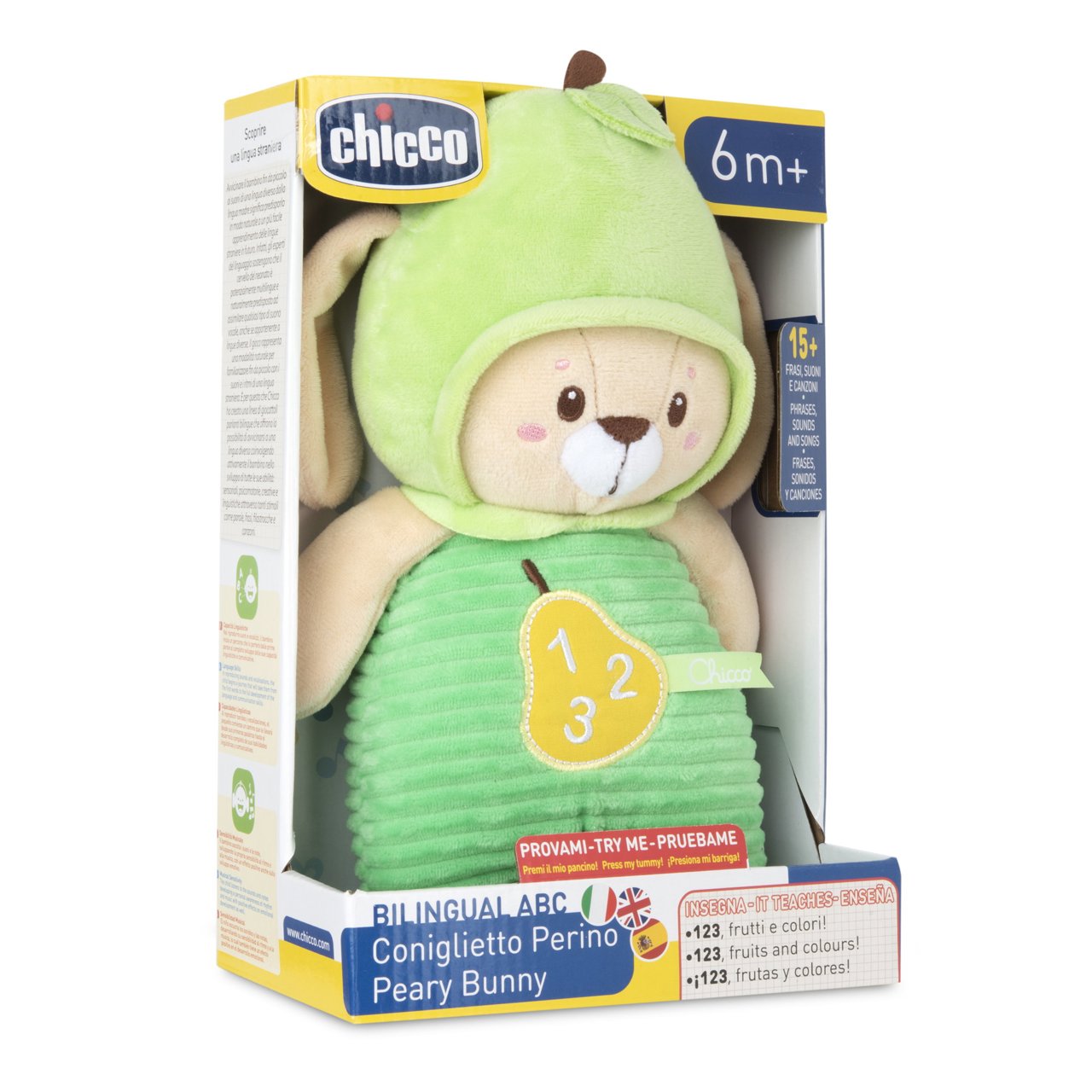 Coniglietto perino trilingue Chicco - 2