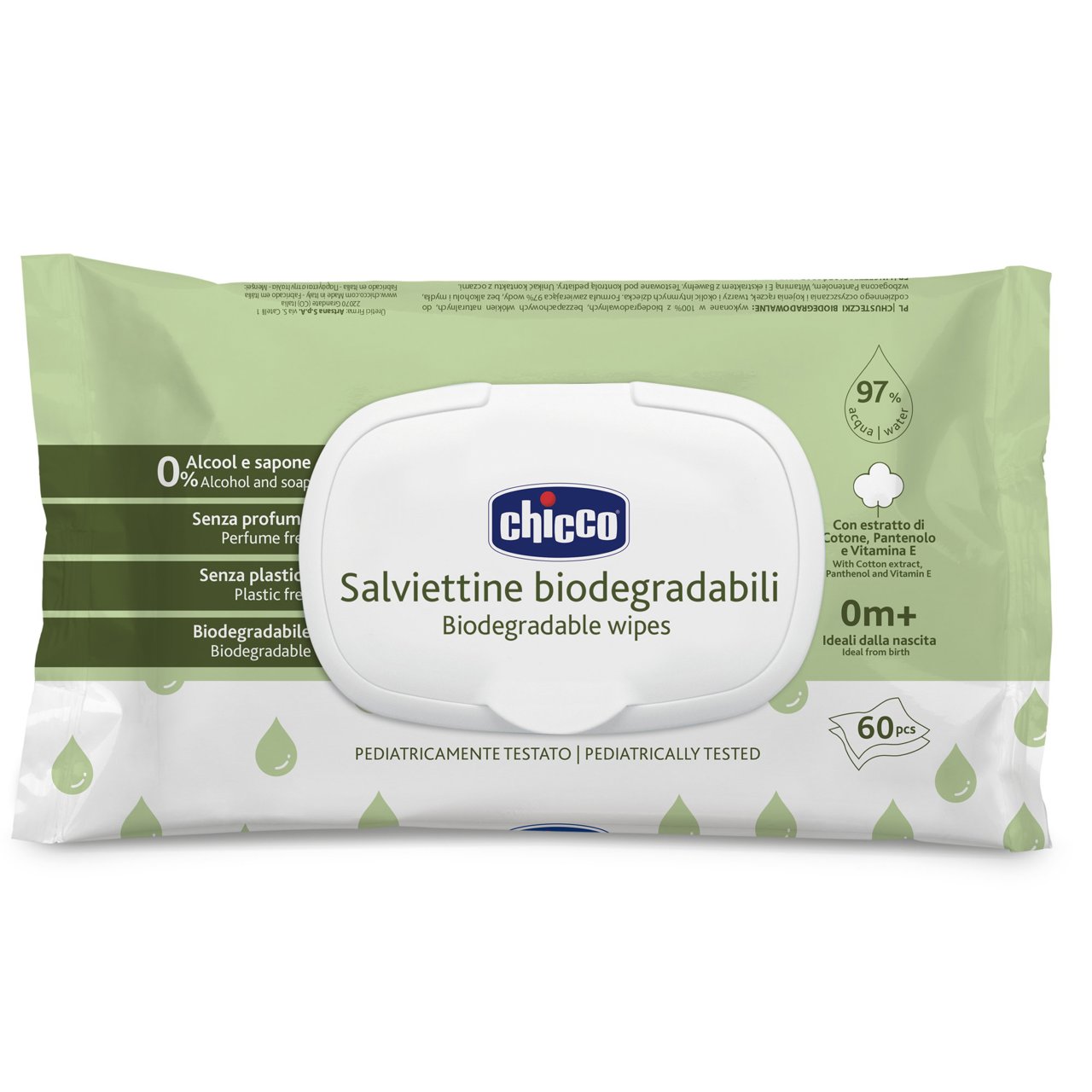 Salviettine Biodegradabili Chicco - 0