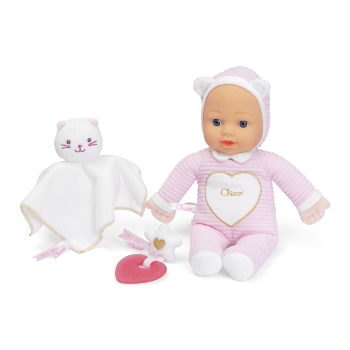 Puppenset mit Schnuffeltuch und Bei&szlig;ring &ndash; My First Doll