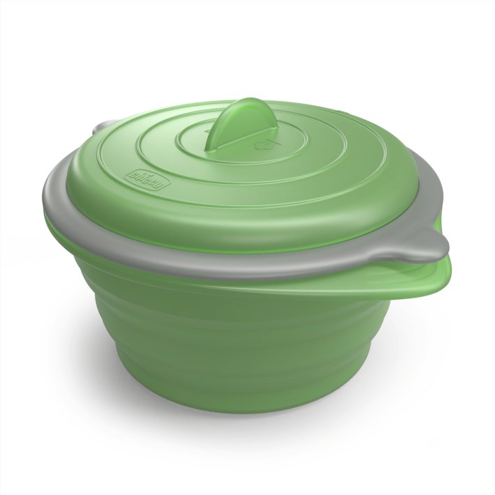 Vaporiera in silicone pieghevole