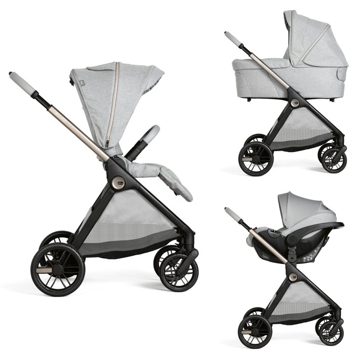 Trio Bellagio con capazo Flexi y Kory Plus
