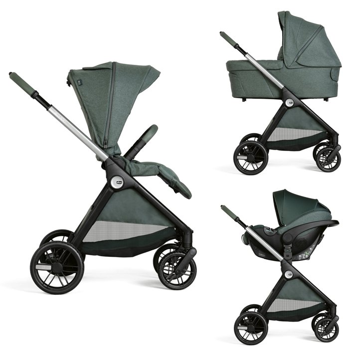 Trio Bellagio con capazo Flexi y Kory Plus