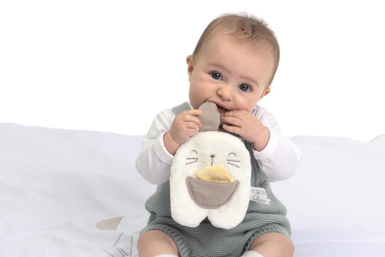 Attache-sucette Doudou Lapin  Chicco - 2