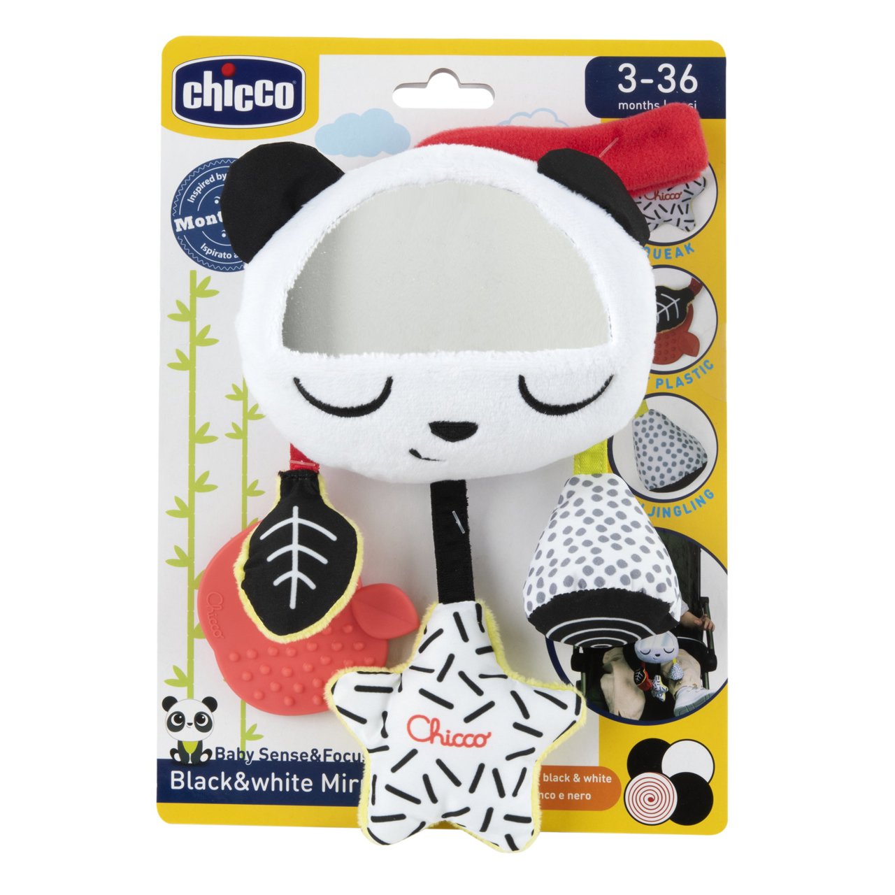 Specchio bianco e nero Chicco - 2