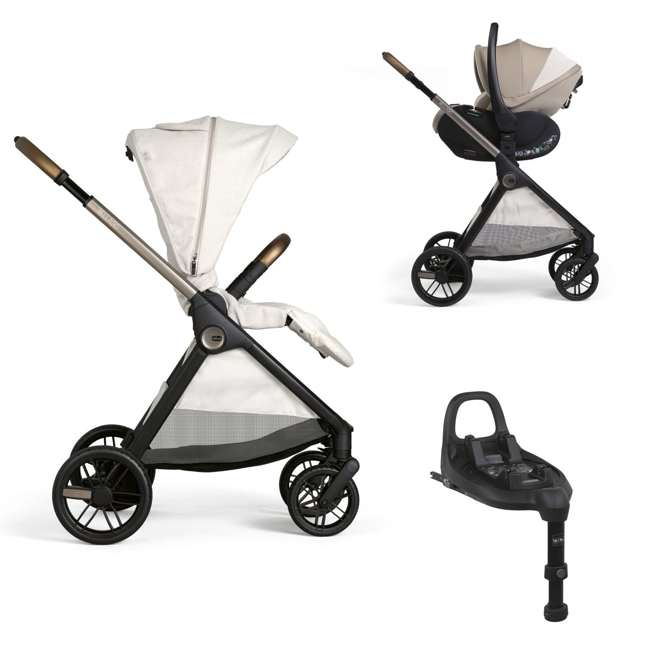 Duo Bellagio - First-Seat Recline i-Size en Roterende Basis. Chicco - 0