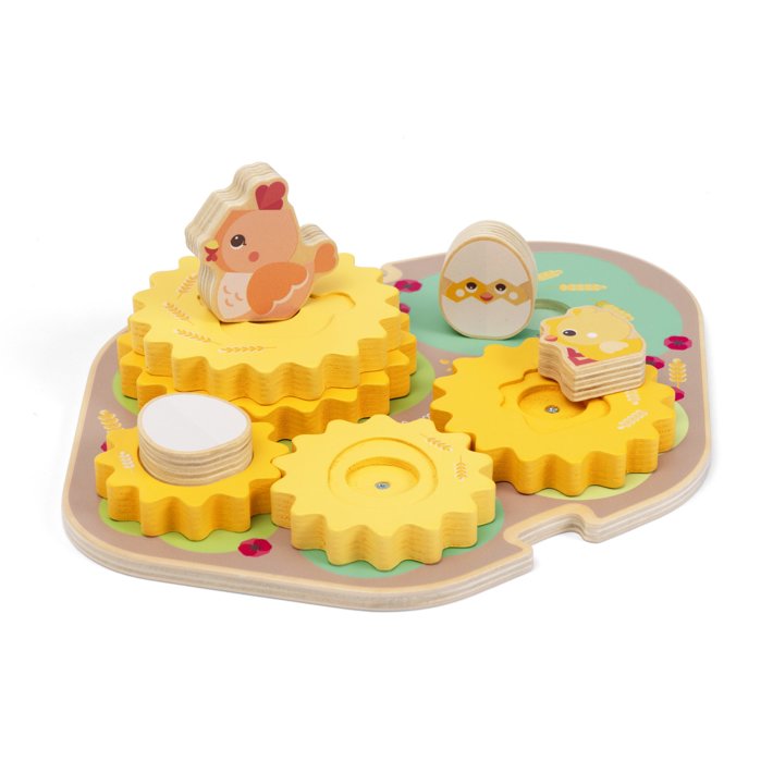 Die H&uuml;hner im Heu - My Wood Friends Holzspielzeug