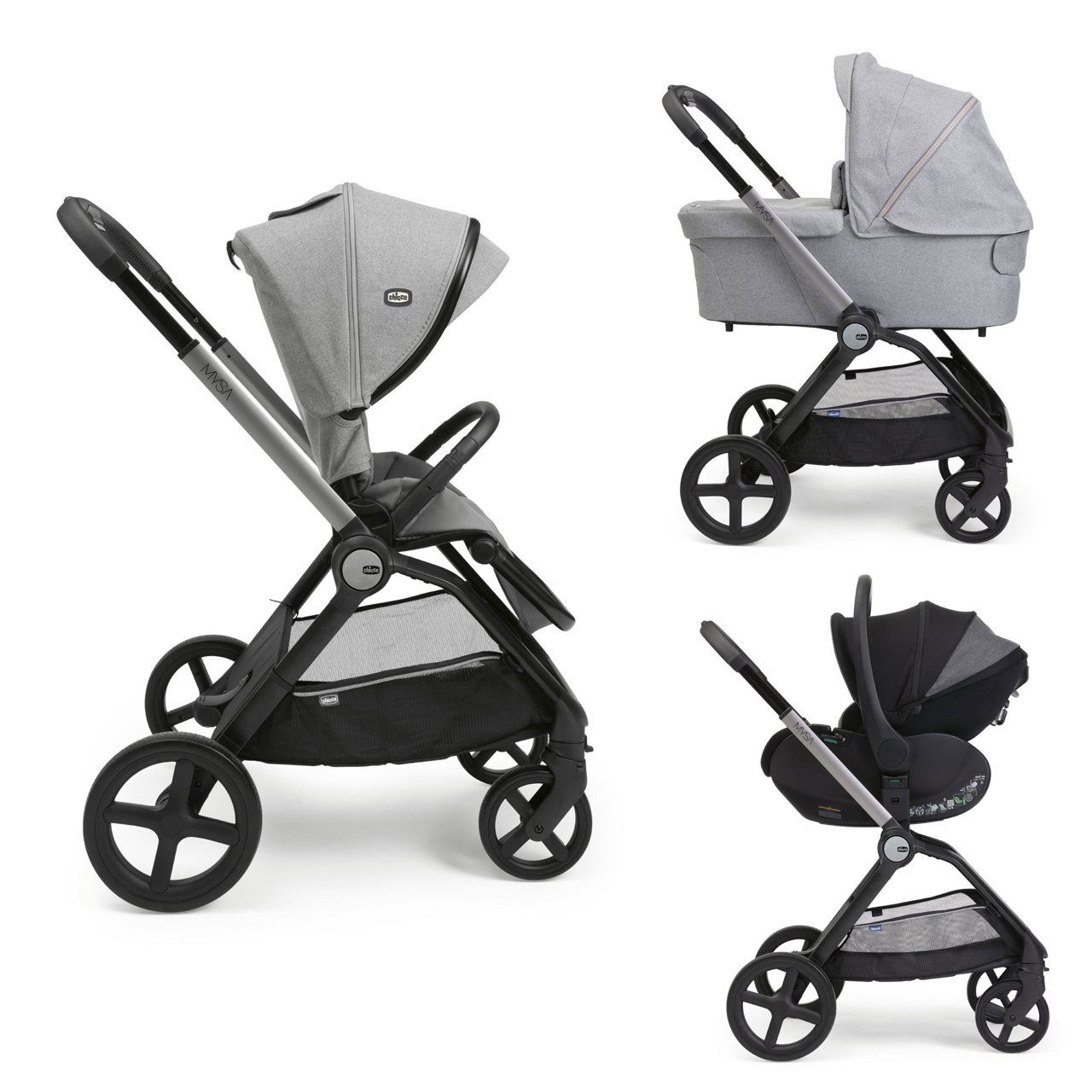 Trio Mysa mit Flexi-Tragetasche und First-Seat-Recline null - 0