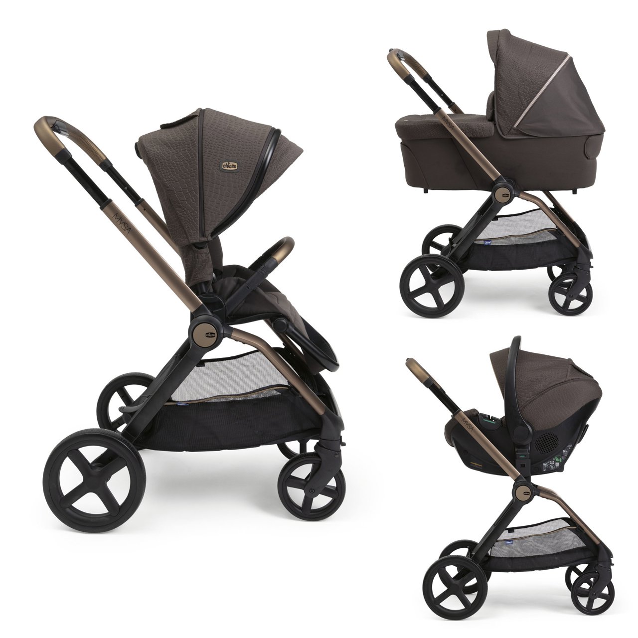 Trio Mysa c/Kory Plus Bronze Lizard Chicco - 0