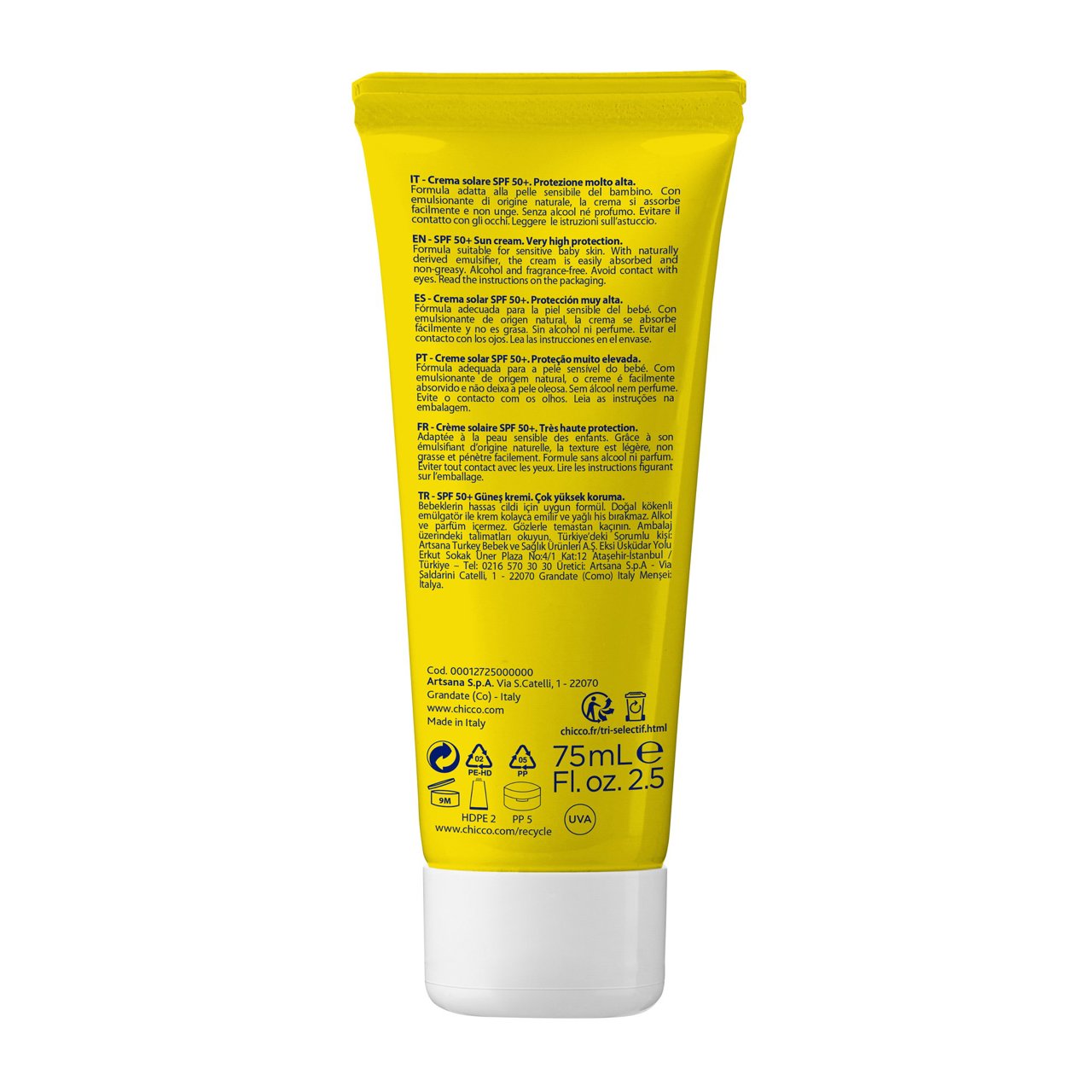 Crema Solare SPF 50+. Protezione molto alta.  Chicco - 9