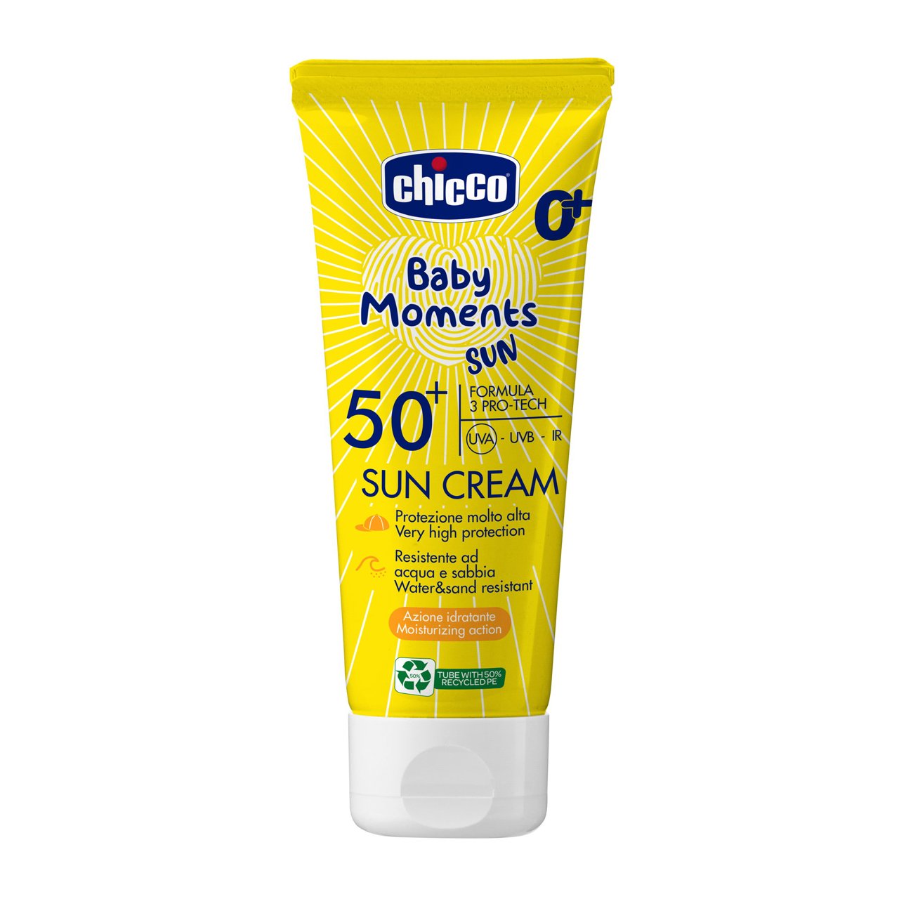 Crema Solare SPF 50+. Protezione molto alta.  Chicco - 0