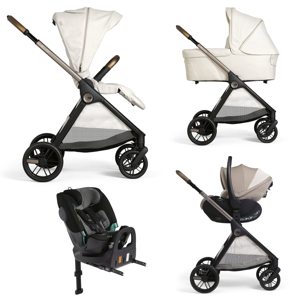 Solution complète Bellagio - First-Seat Recline i-Size et Full Seat 360 avec base Chicco - 0