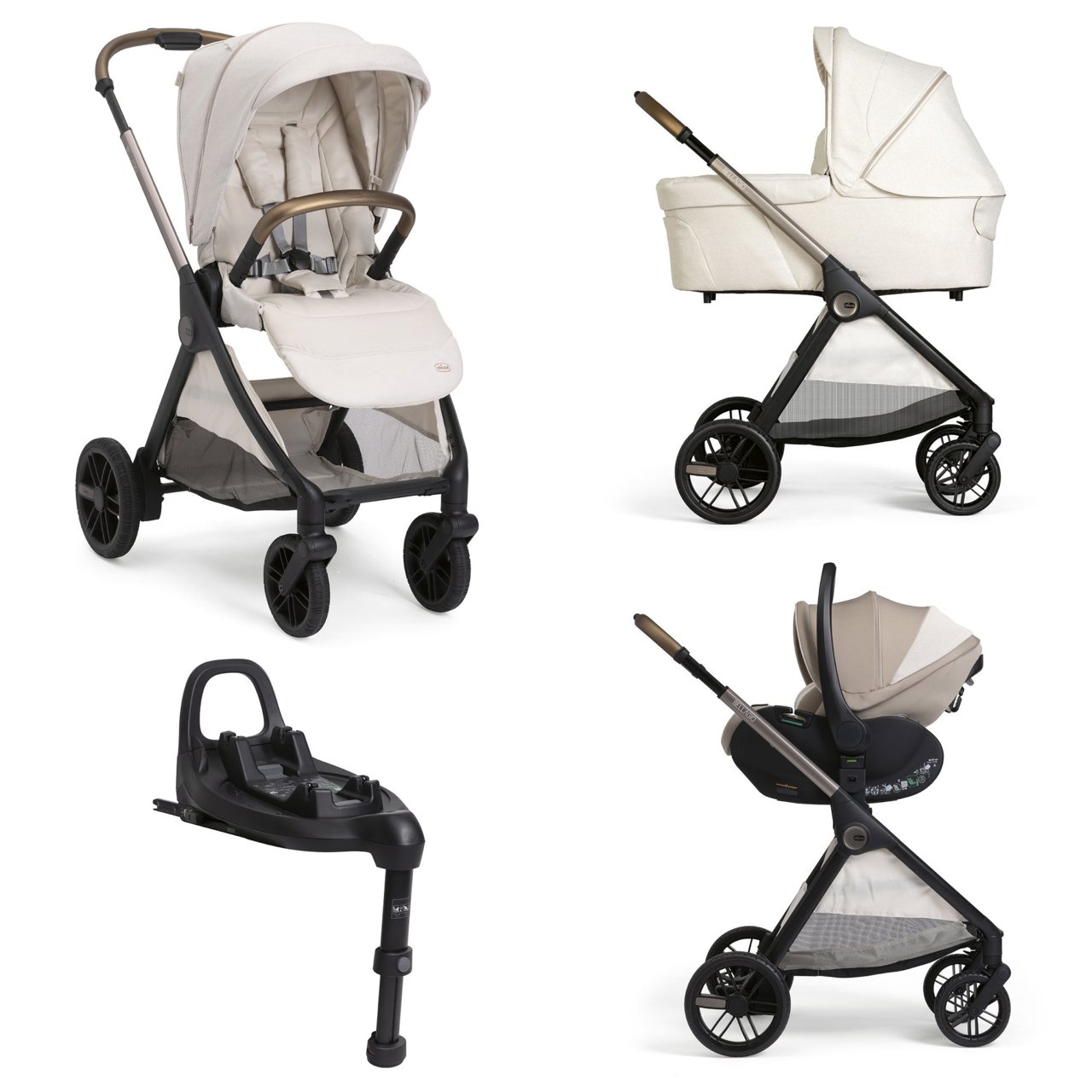 Trio Bellagio 2 - First Seat Recline i-Size avec Base rotative Chicco - 0