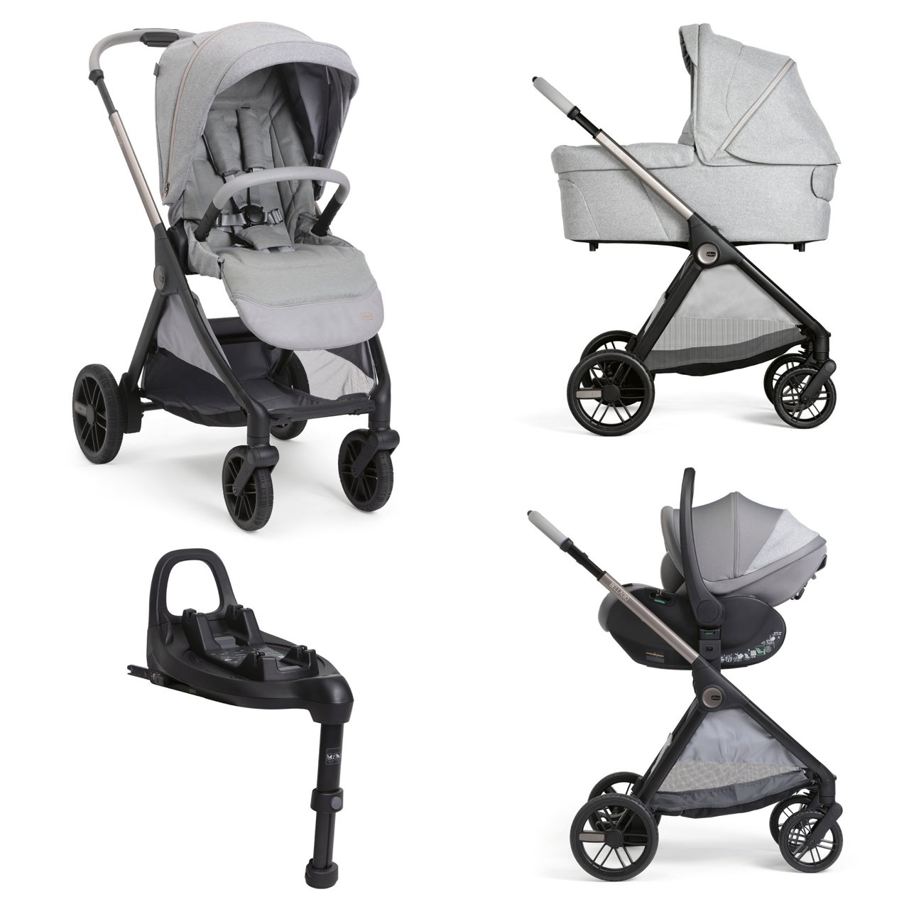 Trio Bellagio 2 - First Seat Recline i-Size avec Base rotative Chicco - 0