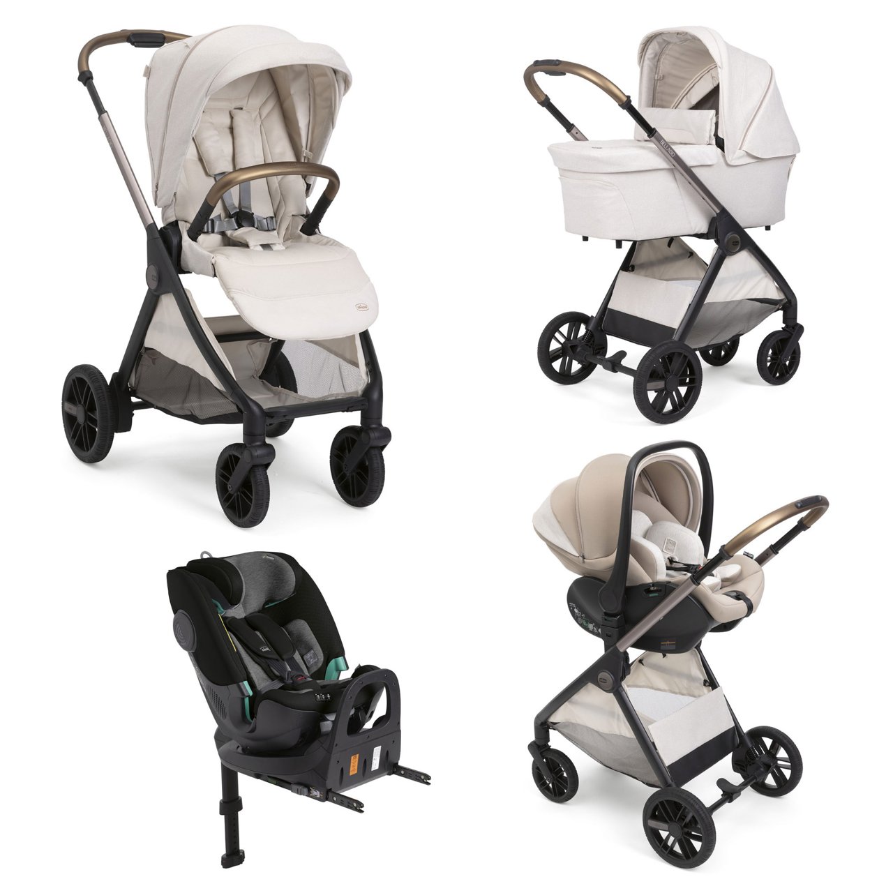 Full Solution Bellagio 2 - First Seat Recline i-Size et Fullseat 360 avec base Chicco - 0