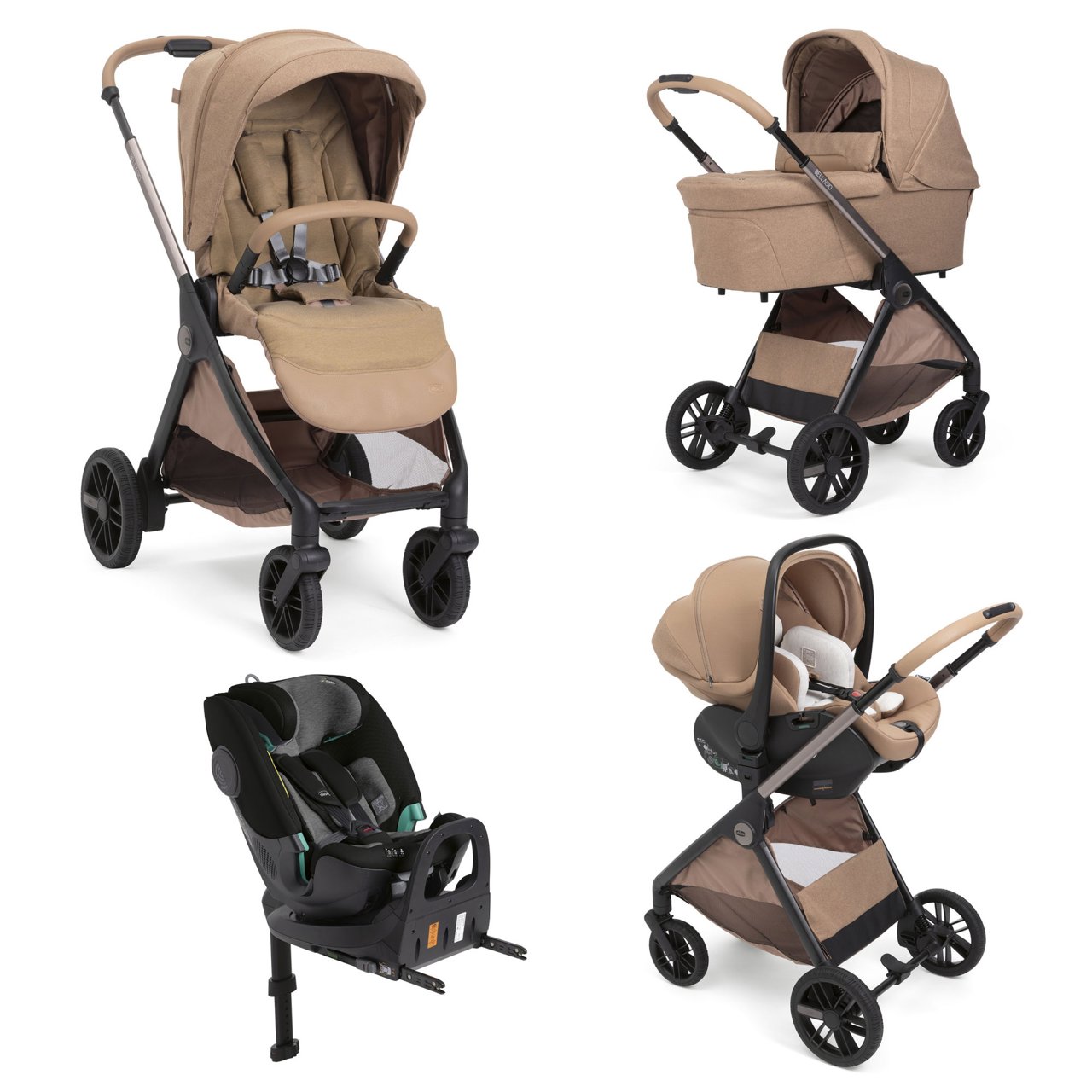 Full Solution Bellagio 2 - First Seat Recline i-Size et Fullseat 360 avec base Chicco - 0