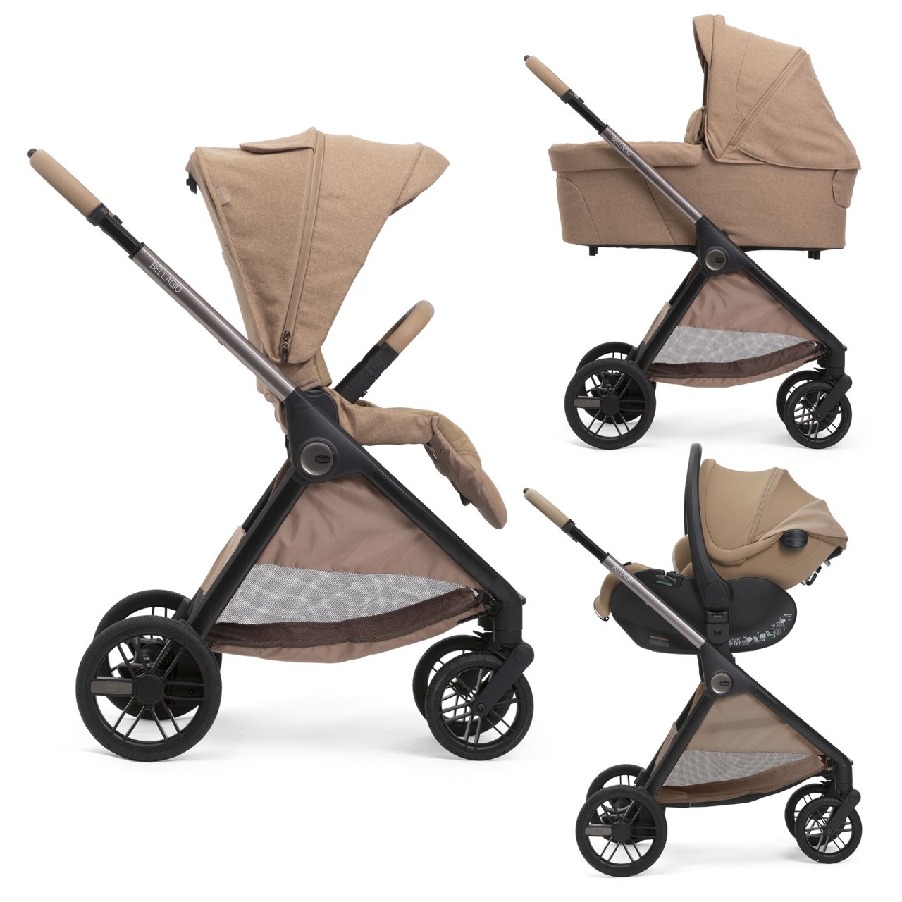 Tr&iacute;o Bellagio 2 con capazo Flexi y First-Seat Recline 2 Chicco - 0
