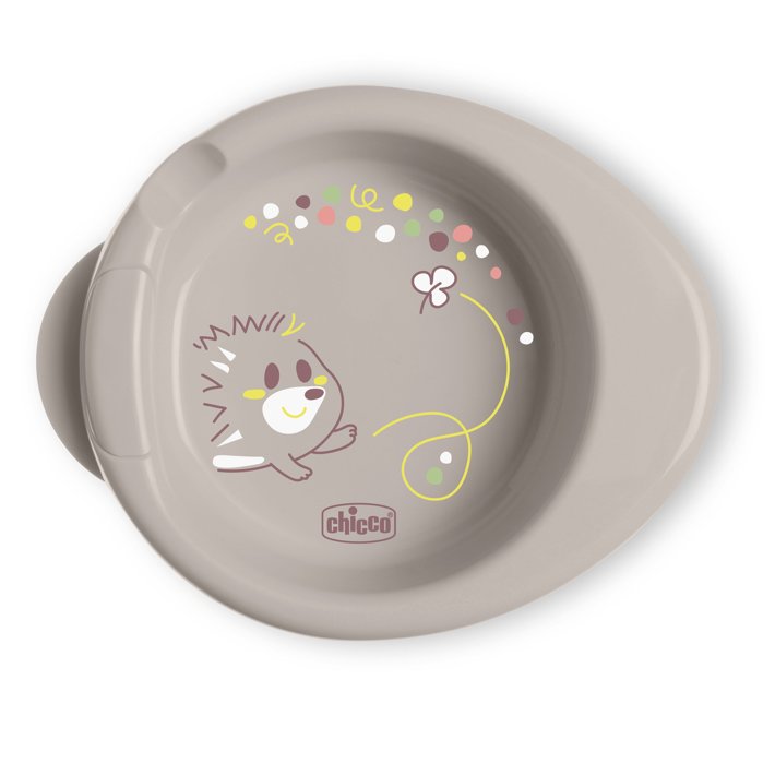 Cuillère Bébé Chicco En Silicone Souple - 2 Cuillères Avec étui - Ergonomique - Pour Sevrage Dès 6 Mois - Gris