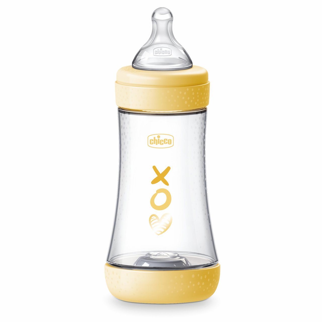 Babyfläschchen Perfect 5, 240ML, Mittlerer Fluss, Silikon null - 0