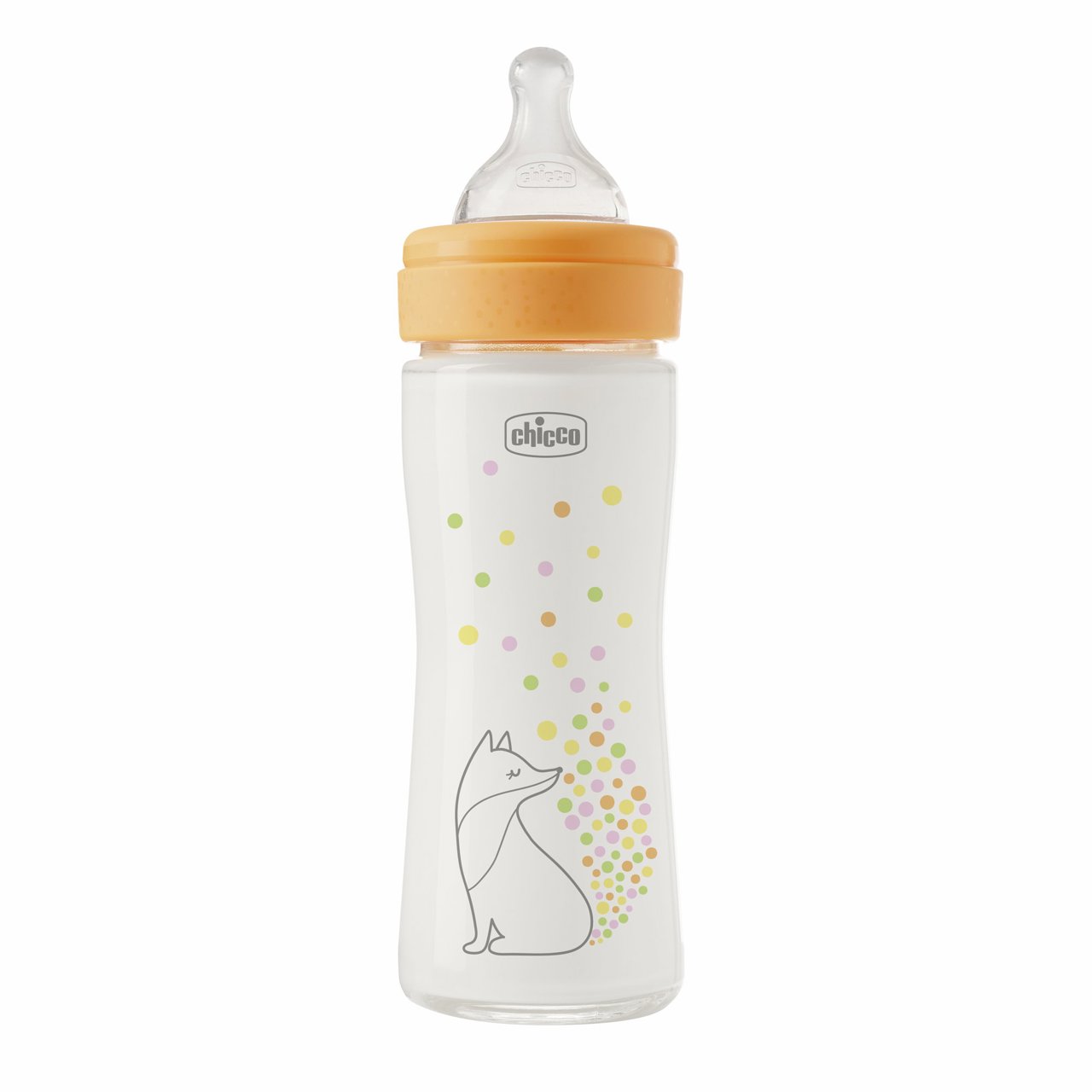 Babyfläschchen PERFECT EASY Glas, 240 ml, 0M+, langsamer Fluss null - 0