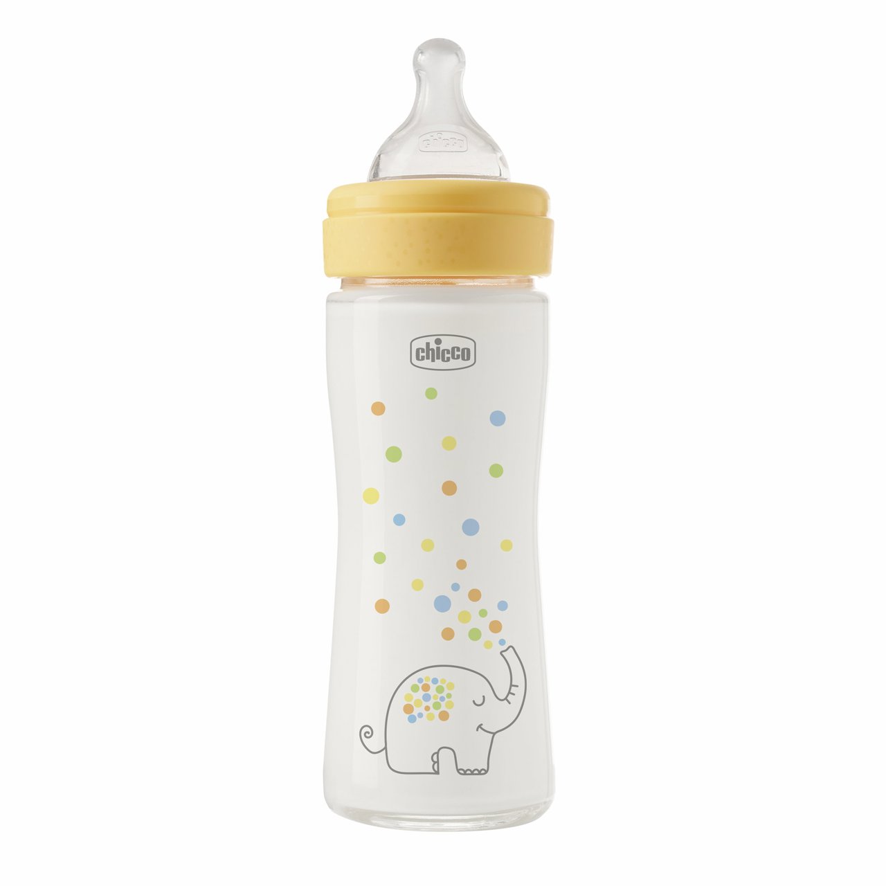 Babyfläschchen PERFECT EASY Glas, 240 ml, 0M+, langsamer Fluss null - 0