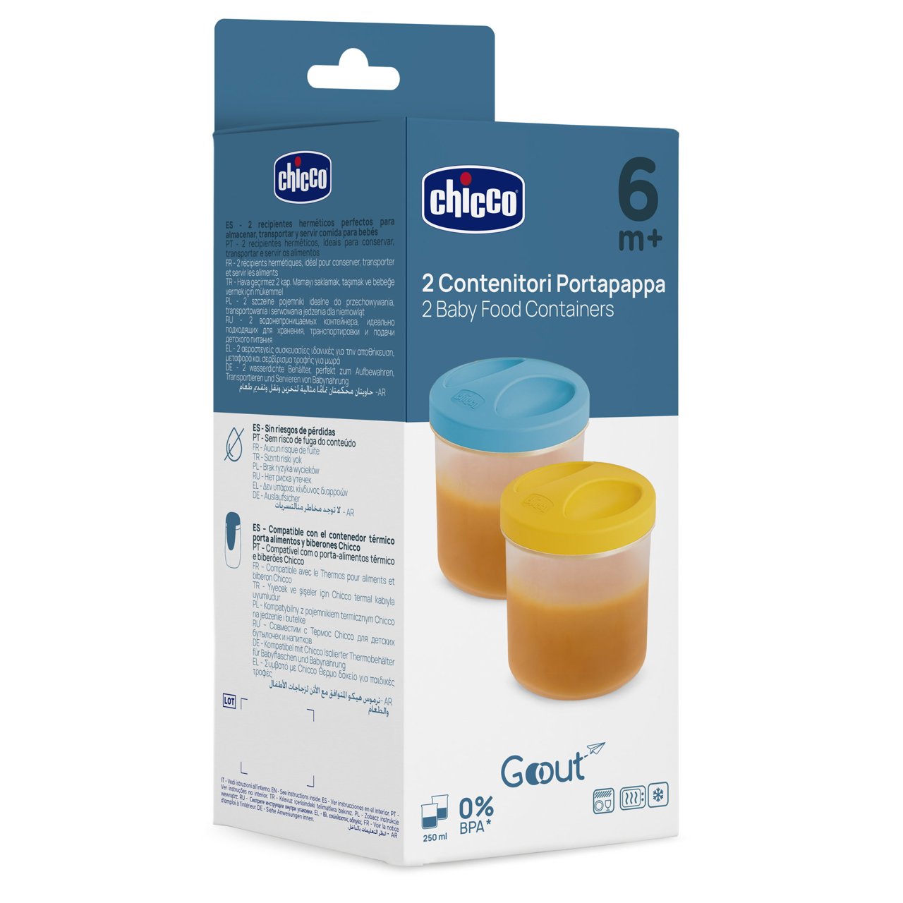 Contenitori per alimenti (confezione da 2) Chicco - 2