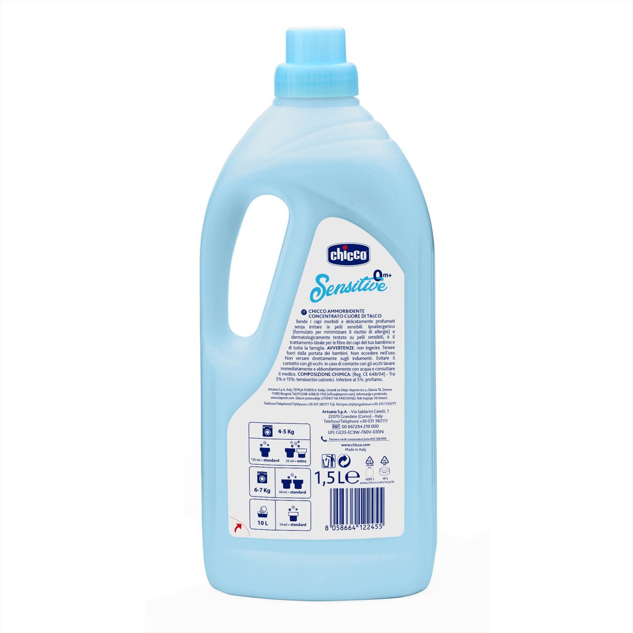 Кондиционер для белья Sweet Talcum 1,5л null - 6