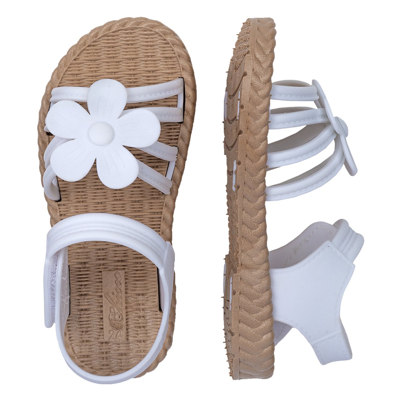 Sandalias Cilena blancas niña Chicco - 1
