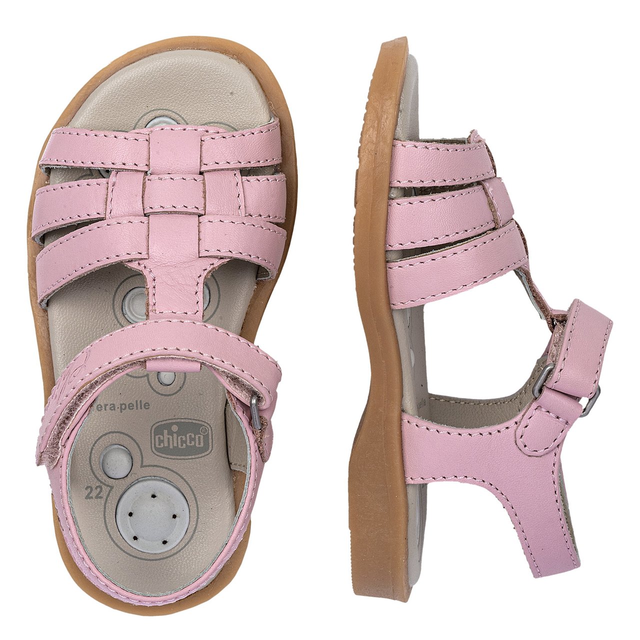 Sandalias Carmys rosas niña Chicco - 1