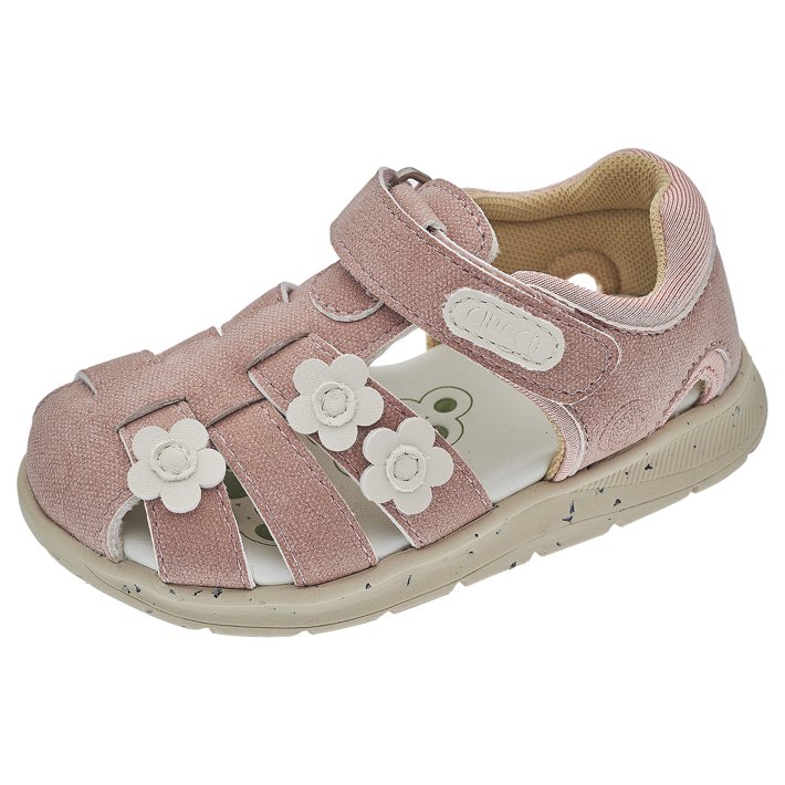 Sandalias Cleppy rosas con flores