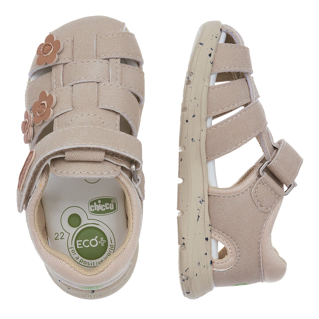 Sandalias Cleppy con flores niña Chicco - 1
