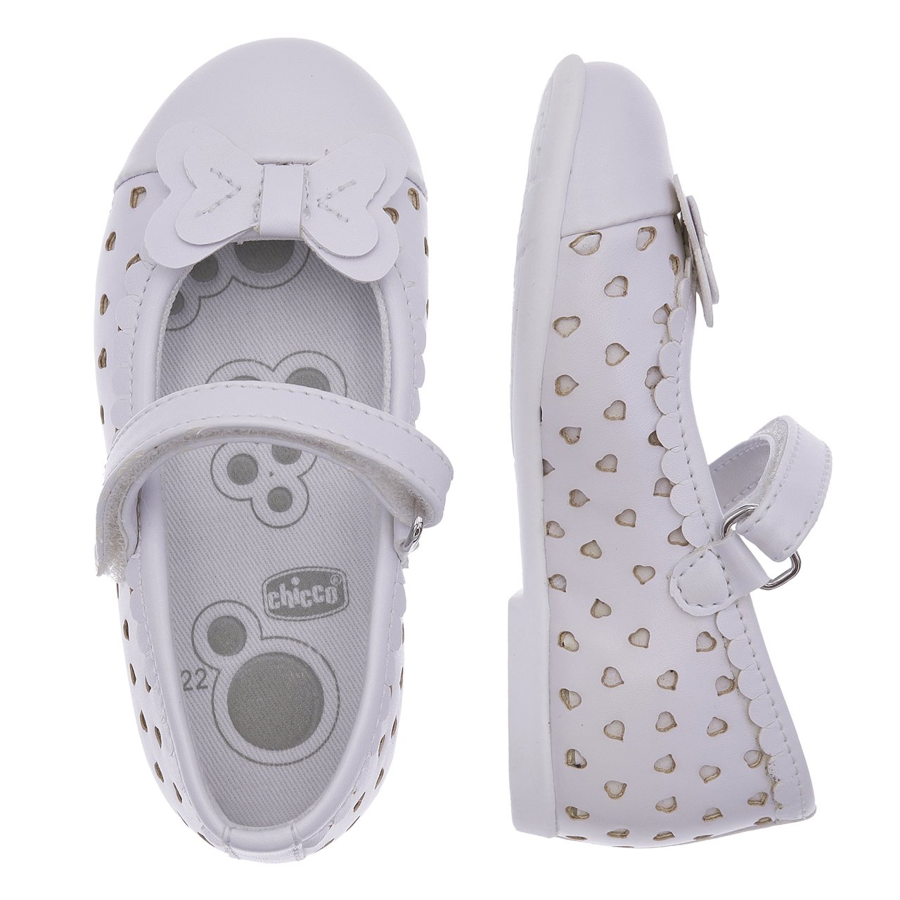 Ballerine Chicco Olga Per Bambina 0-24 Mesi - Scarpine Eleganti In Raso Rosso Con Fiocco - Foto 3