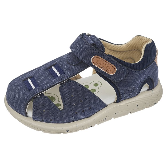 Sandalias cerradas Cardiff azul niño