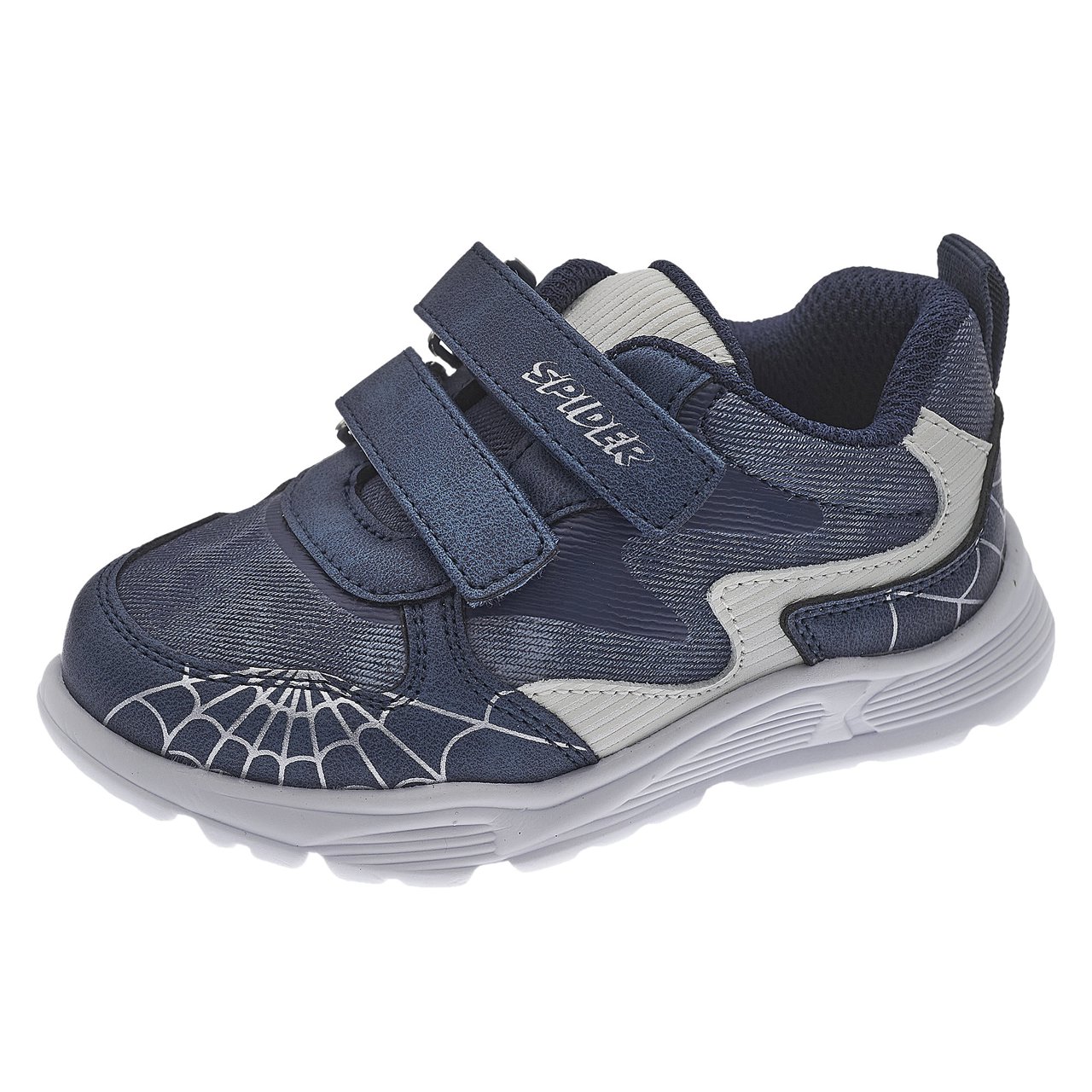 Chicco Sneakers Bambino Con Doppio Strappo, Suola Leggera E Flessibile, Colore Blu Con Dettagli Gialli
