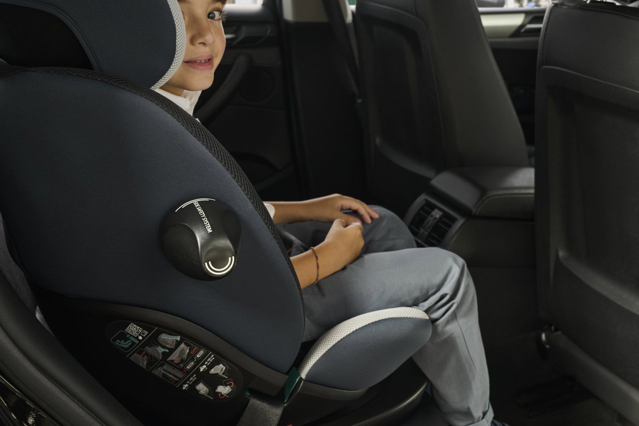 Babyauto Gyro I-Size Seggiolino Auto Girevole 360°, 40-150 Cm, Nero Embossed