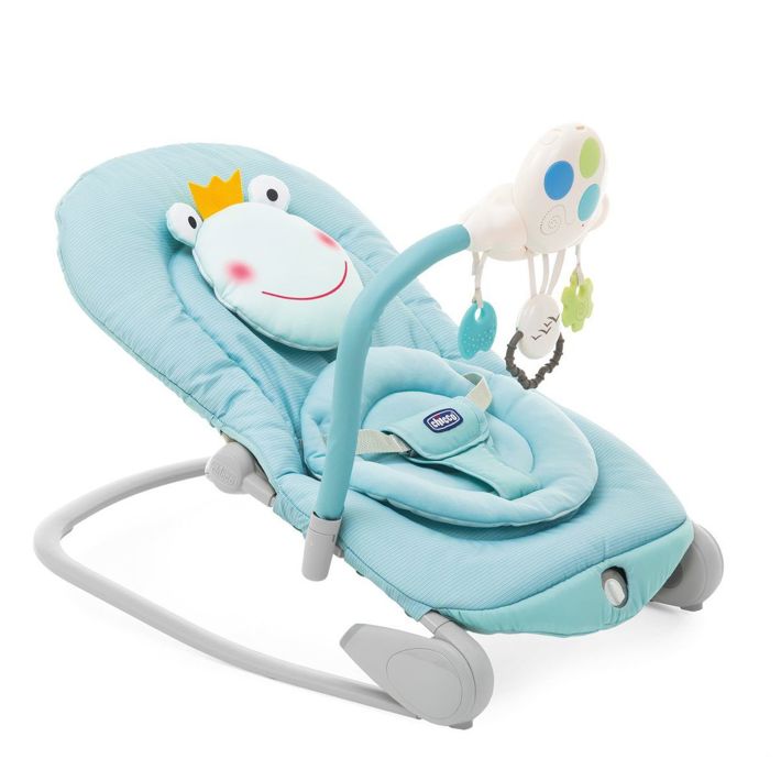 Transat bébé Electrique Vibrant et Musical- Relax Bleu