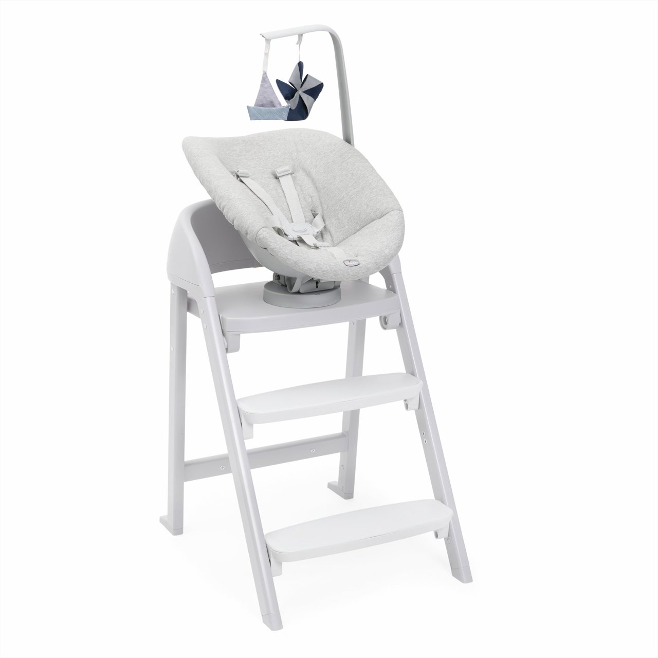 Шезлонг для новорожденных к стульчику CRESCENDO RECLINER GREY null - 0