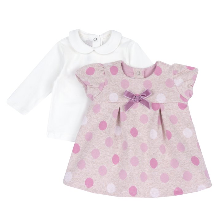 Completo CHICCO per bambina con pantagonna e maglietta con girabrilla -  Dolci Emozioni Moda